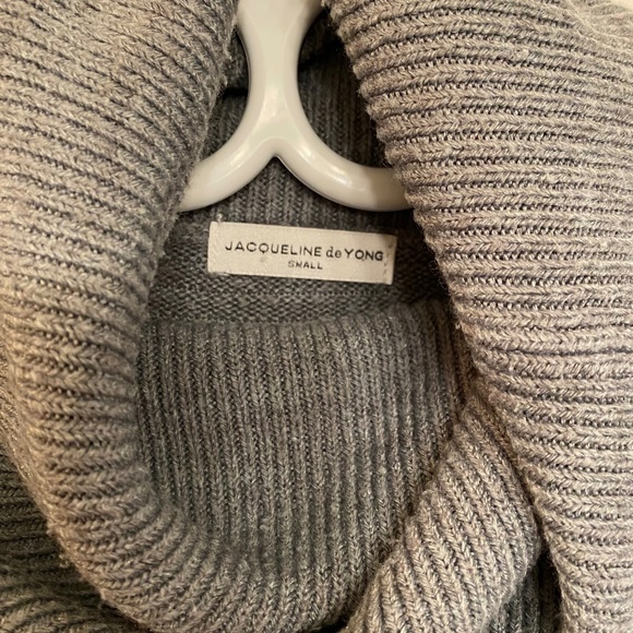 Jacqueline de Yong Grey Cowl Neck Sweater - Picture 8 of 12